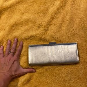 Silver Formal Clutch